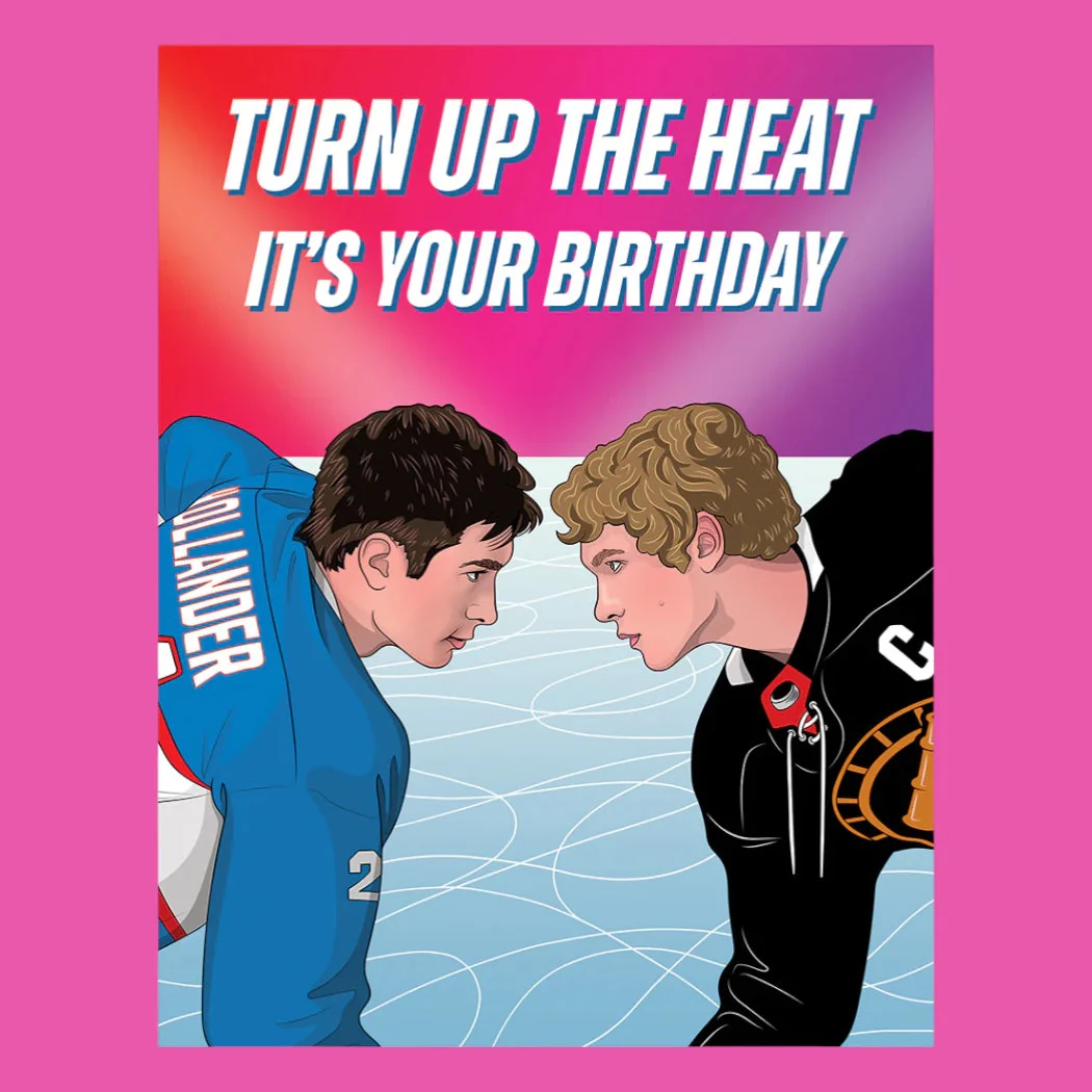 Heated Rivalry The Heat is On Birthday Card