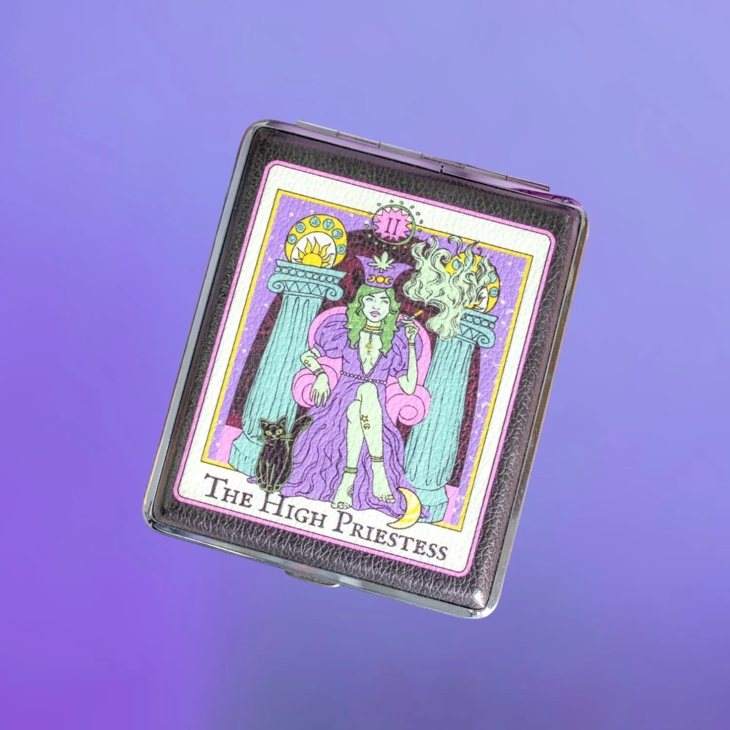 Canna Style High Priestess Tarot Card Joint Case