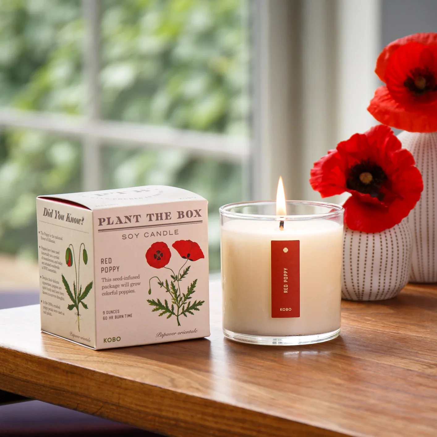 Kobo Red Poppy Candle - Image 2