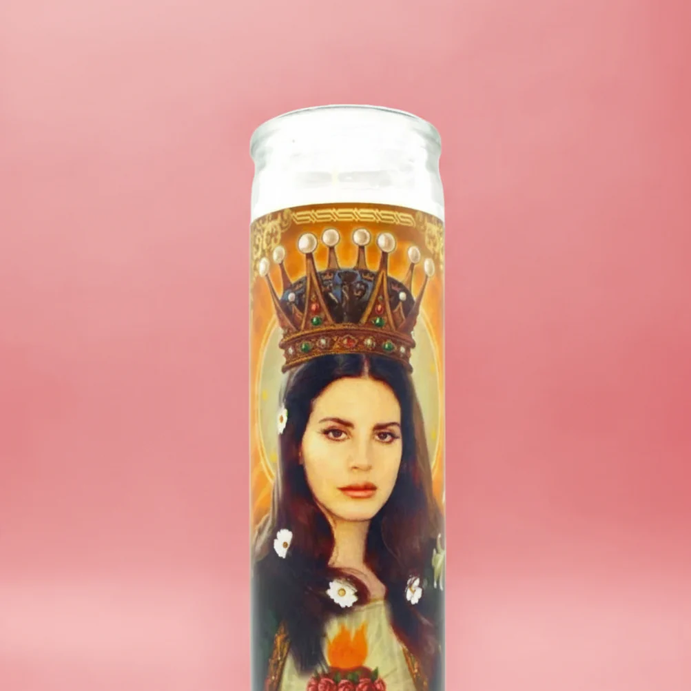 Lana Del Ray Pillar Candle - Image 2