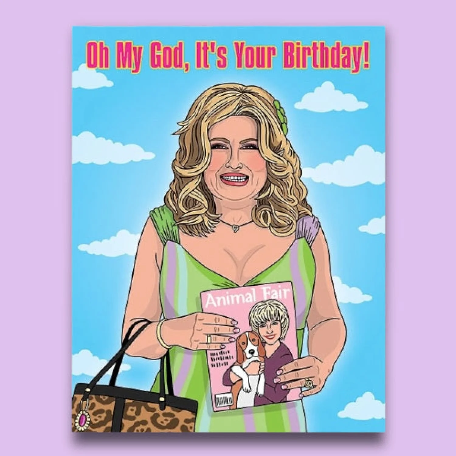Legally Blonde OMG Birthday Card