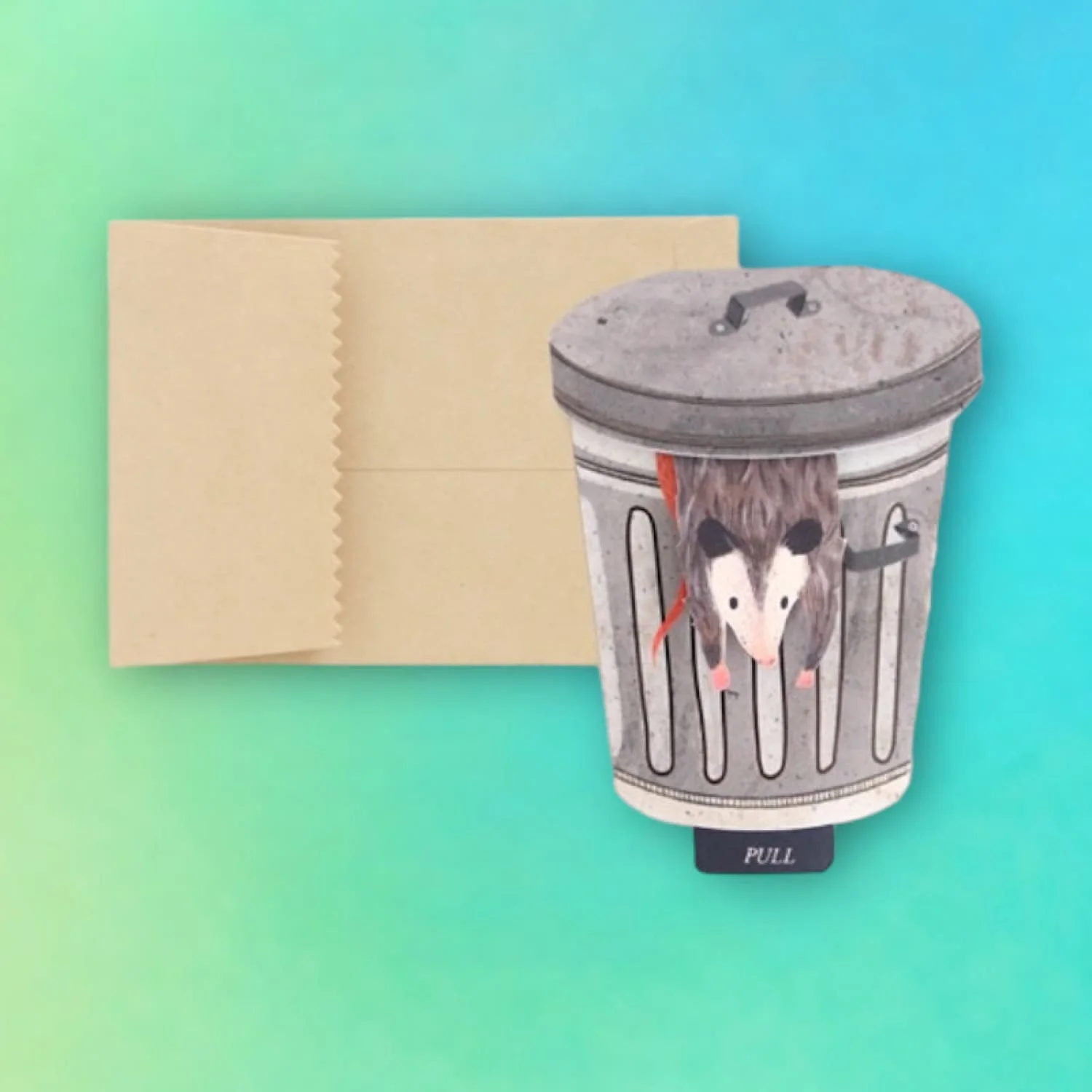 Let's Get Trashed Pop Up Greeting Card