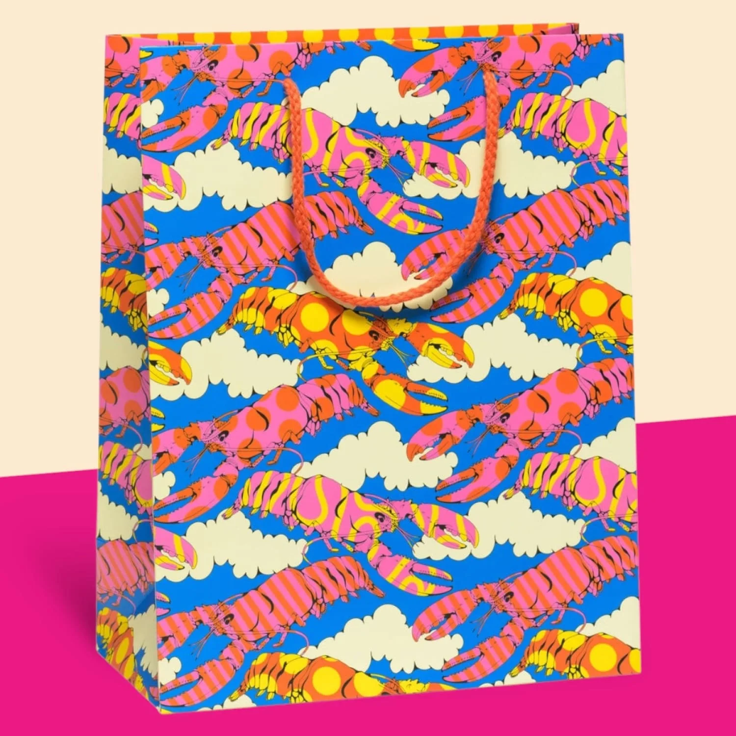 Lobster Fantasy Gift Bag 9.5" - Image 3