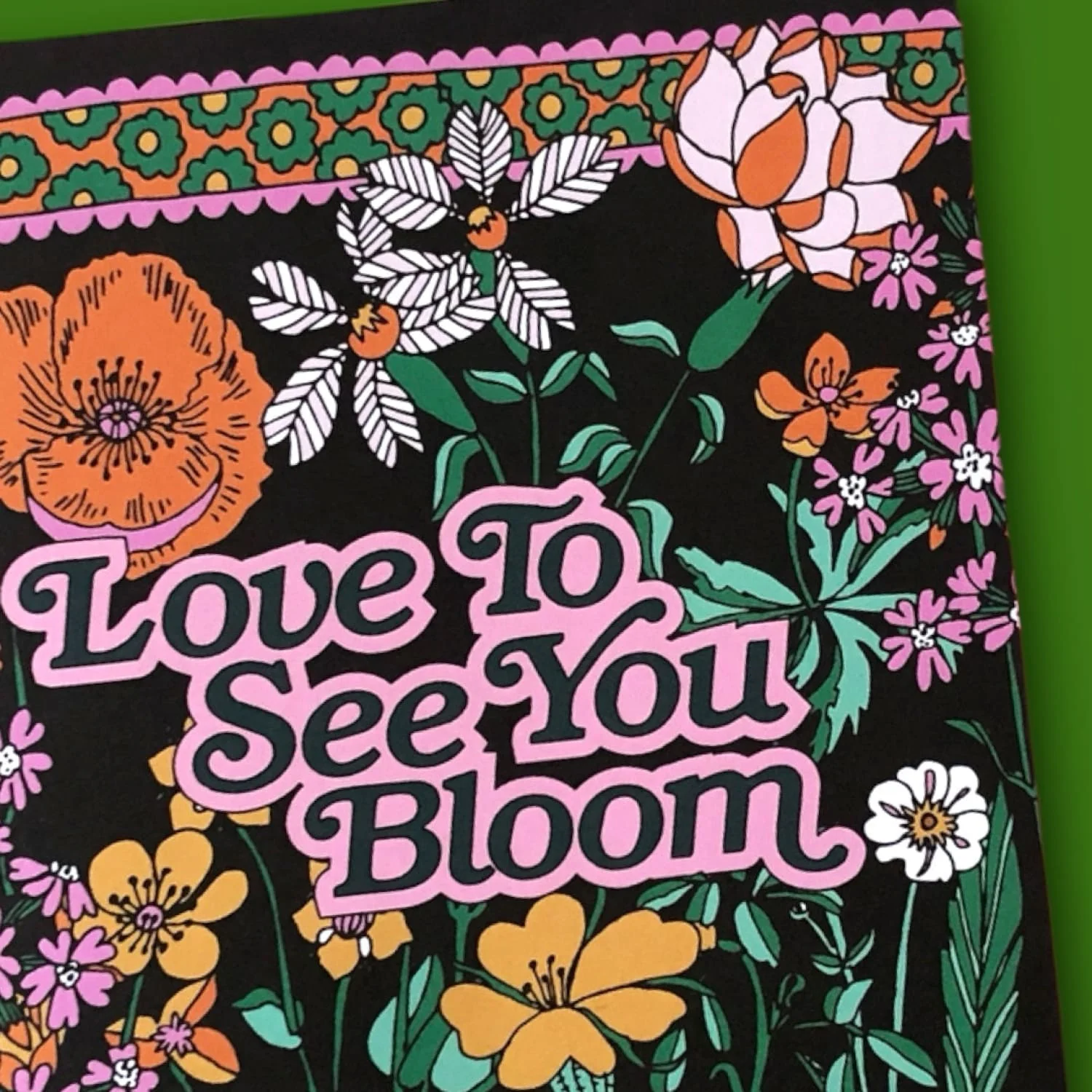 Love to See You Bloom Greeting Card - Image 2