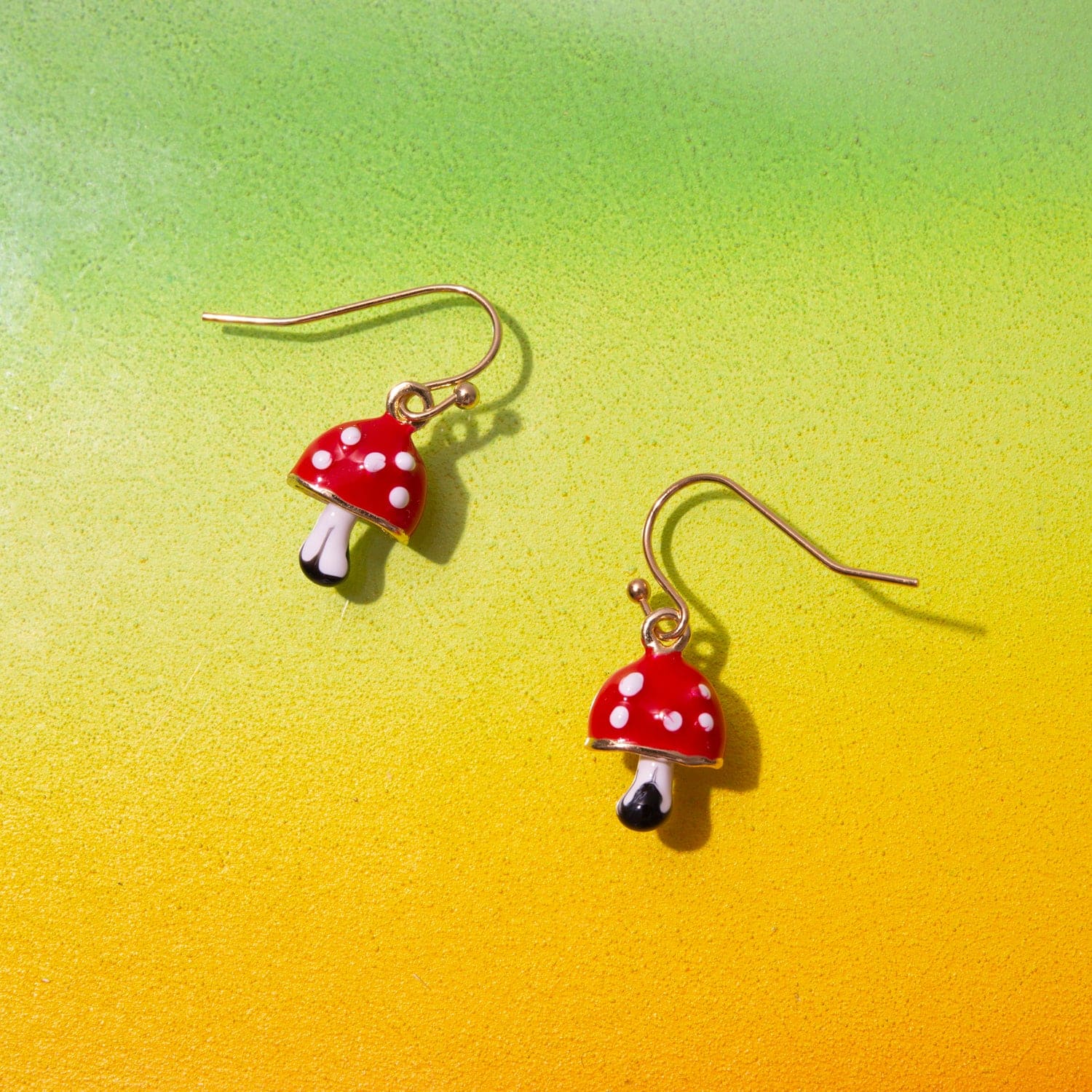 Magic Toadstool Mushroom Earrings