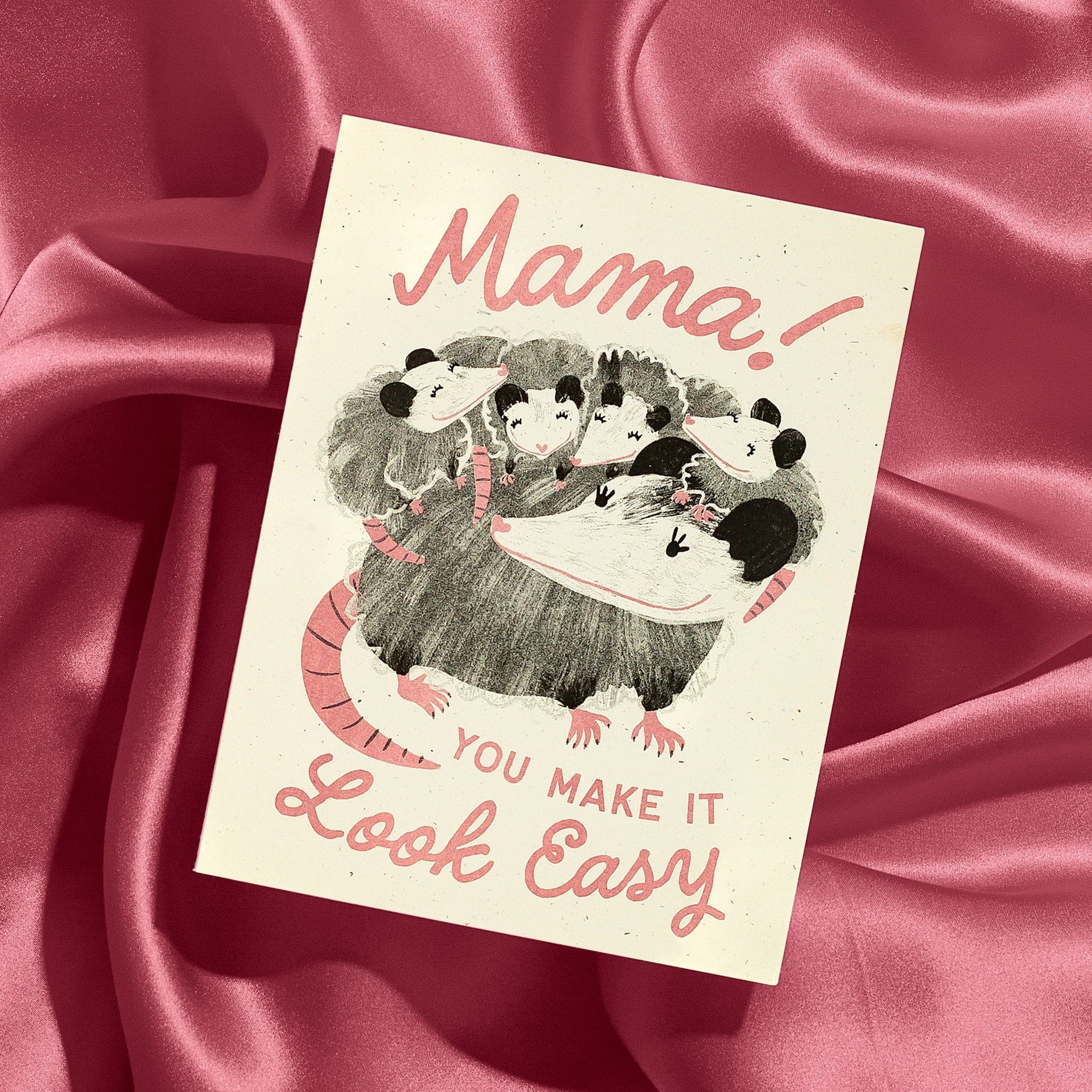 Mother's Day Card - Mama Possum