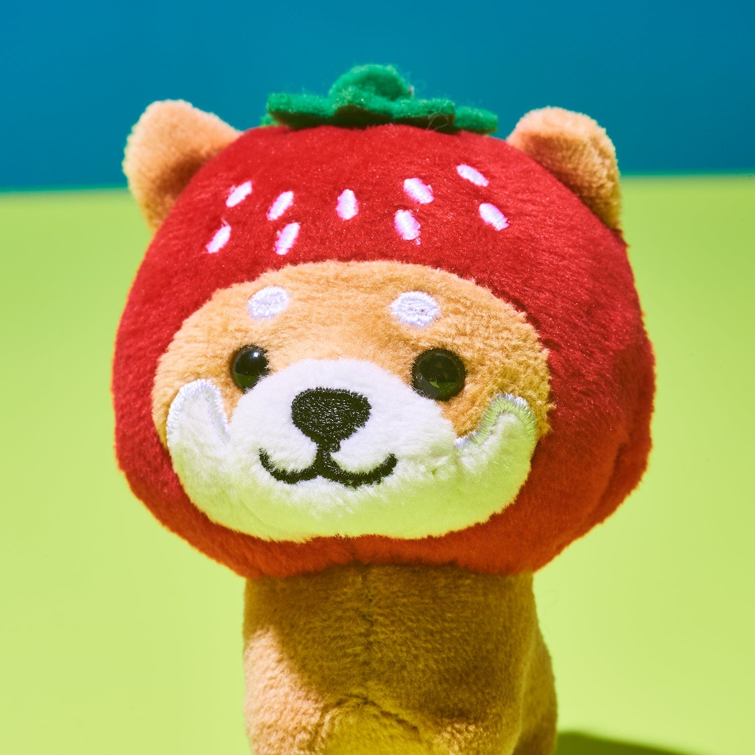 Strawberry Memeshiba Plush Bag Charm - Image 2
