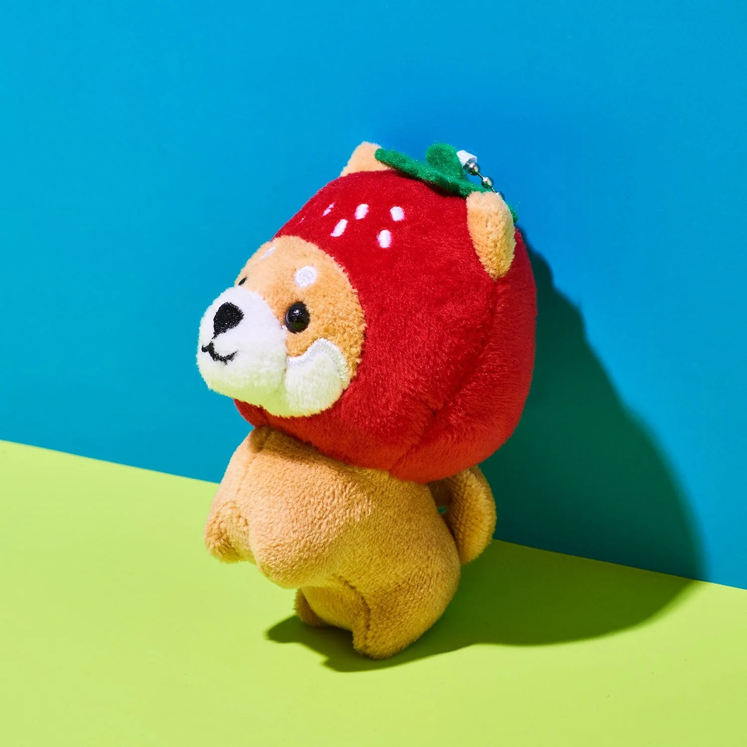 Strawberry Memeshiba Plush Bag Charm - Image 3