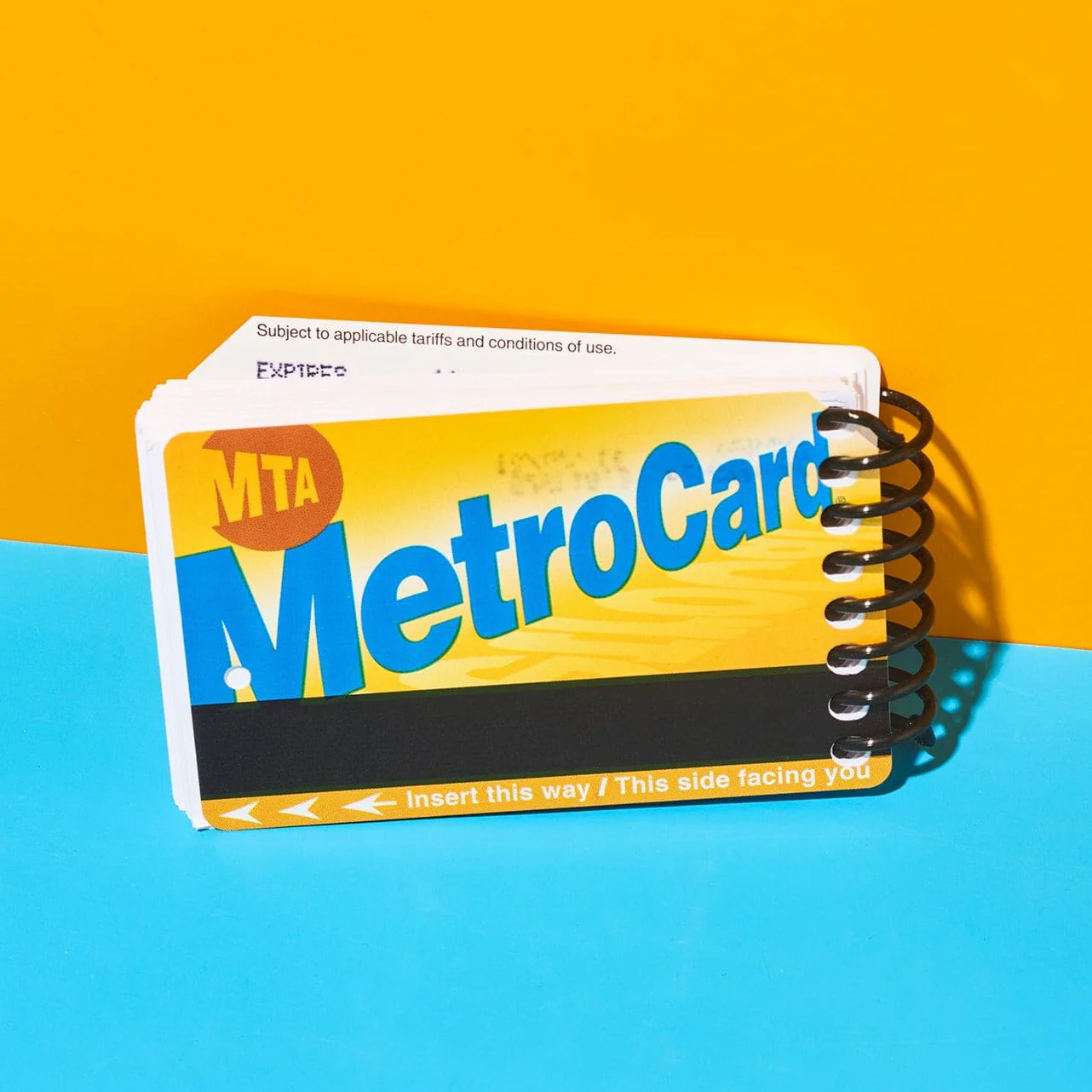 Metrocard Spiral Notebook