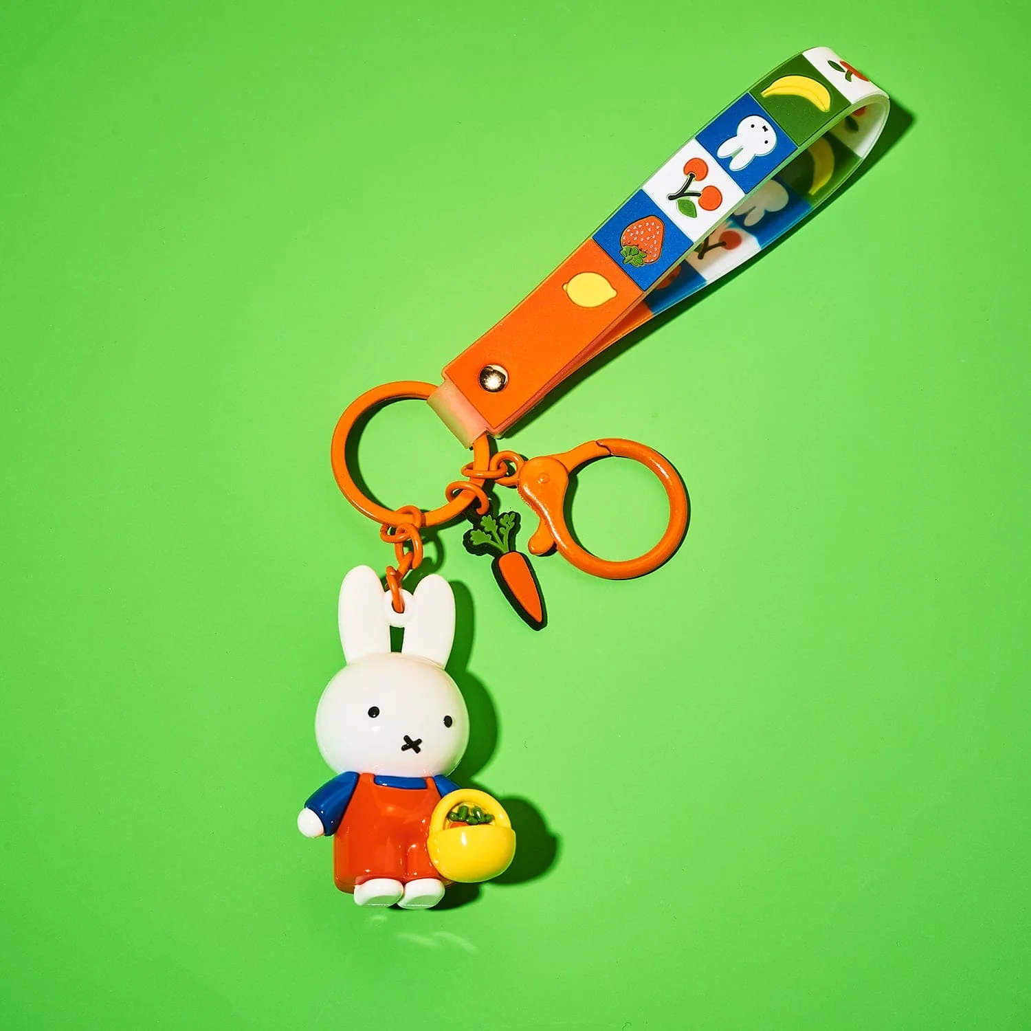 Miffy Carrot Fruit Series Keychain - Image 4