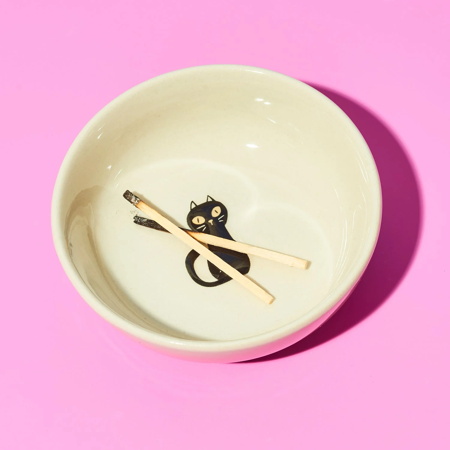 Mini Bowl with Cat - Image 4
