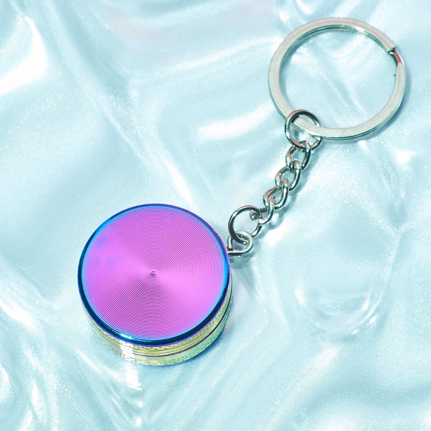 Mini Metal Grinder Keychain - Rainbow - Image 4