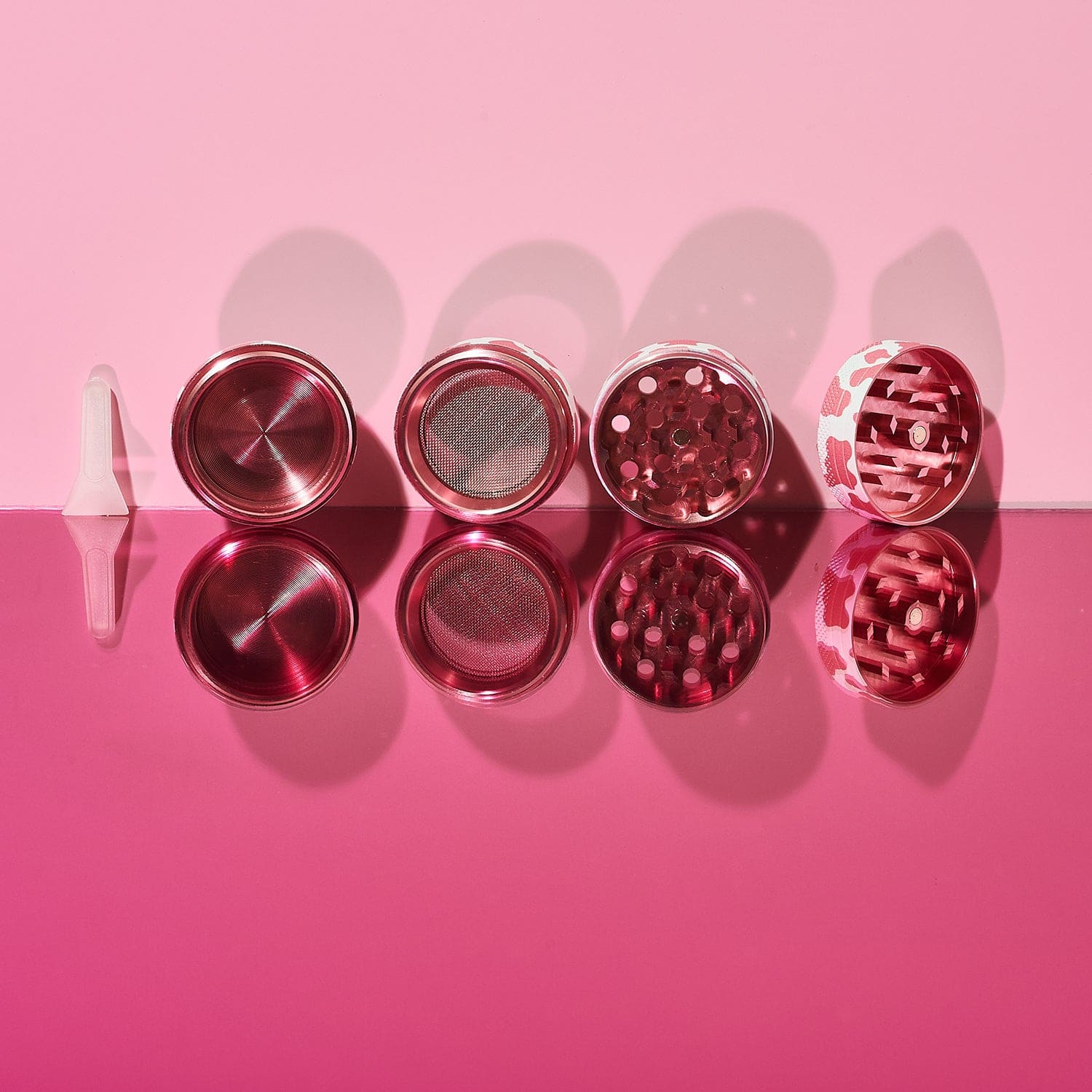 Canna Style Mini Pink Cow Print Grinder - Image 6