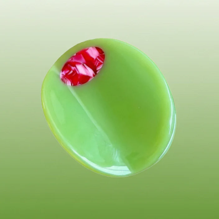 Mini Stuffed Olive Hair Clip