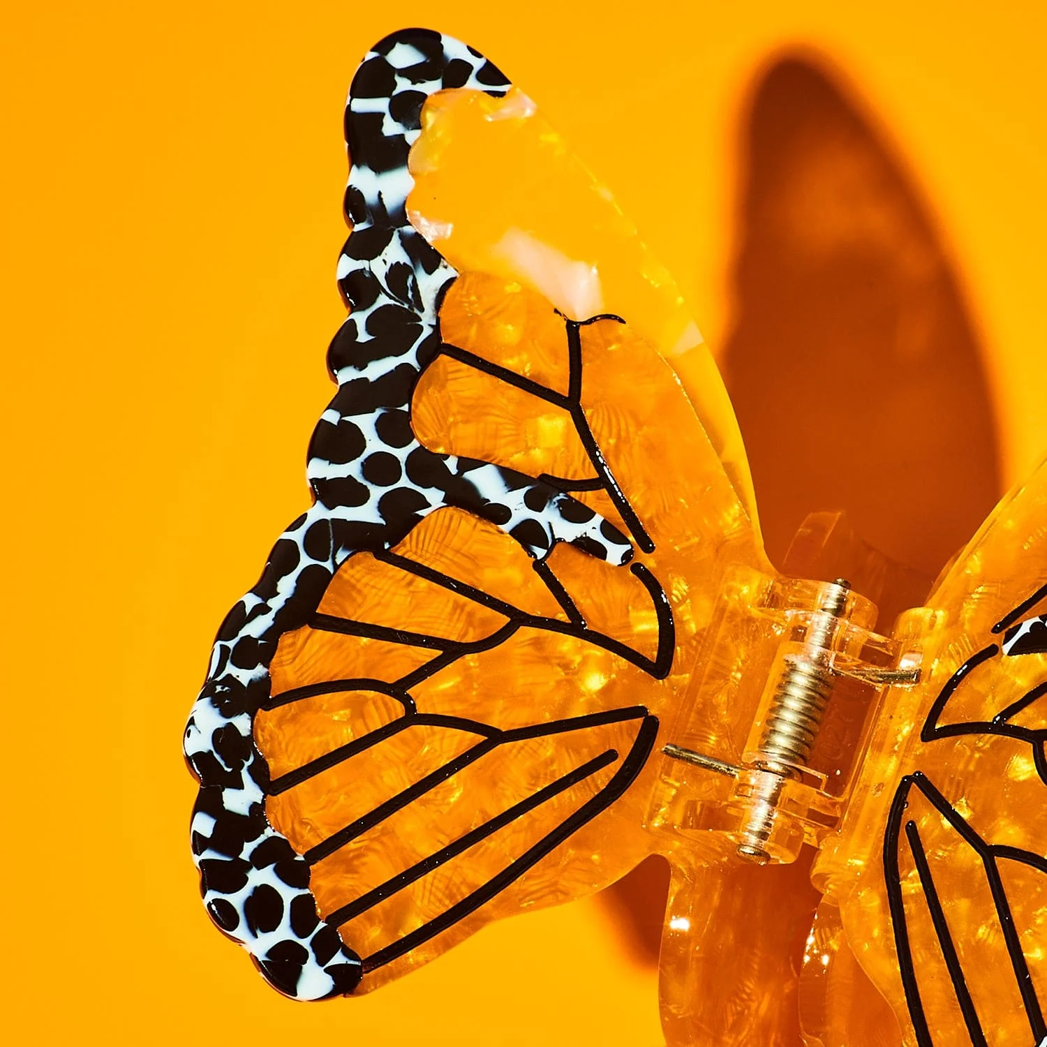 Monarch Butterfly Hair Claw