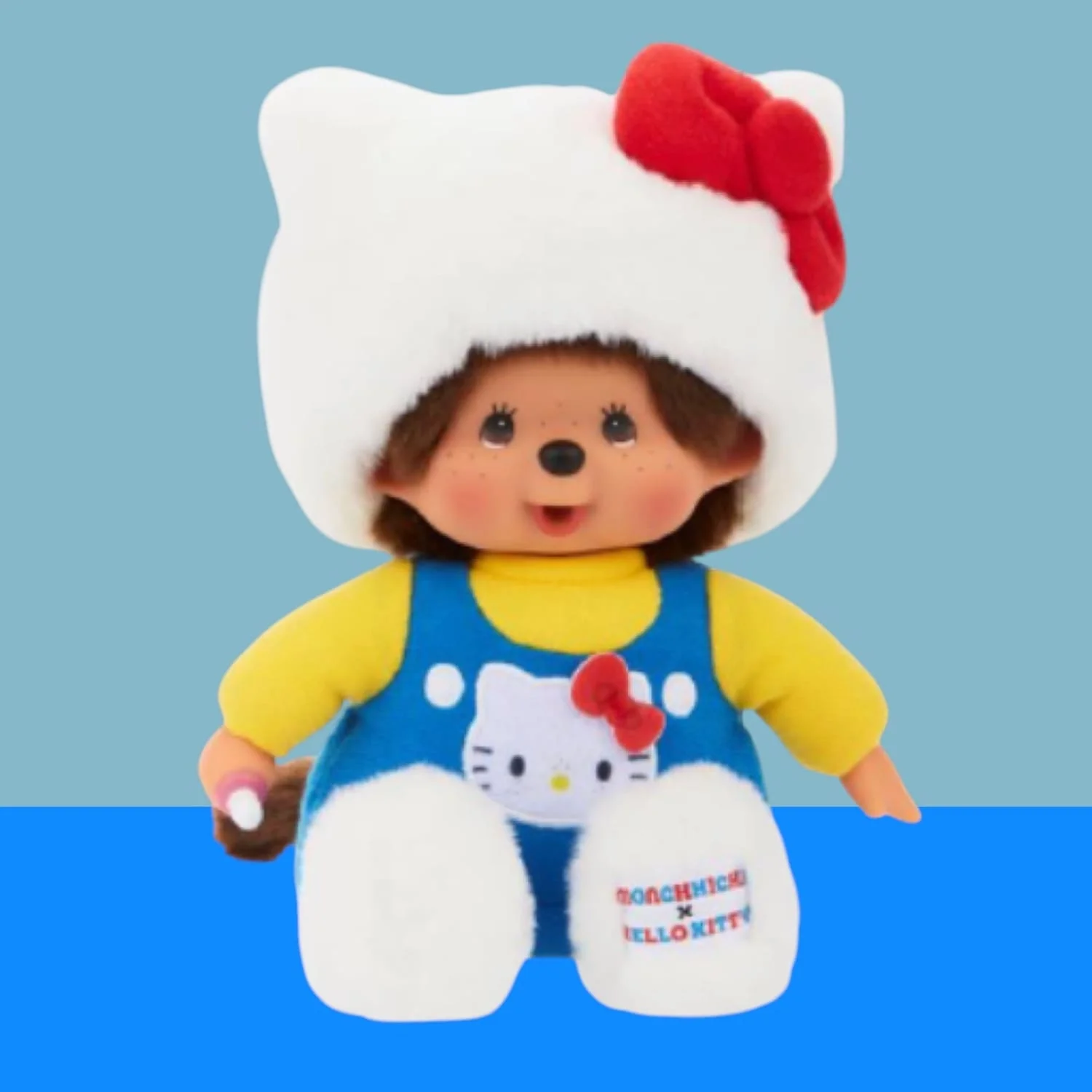 Monchhichi x Hello Kitty - Blue Jumper