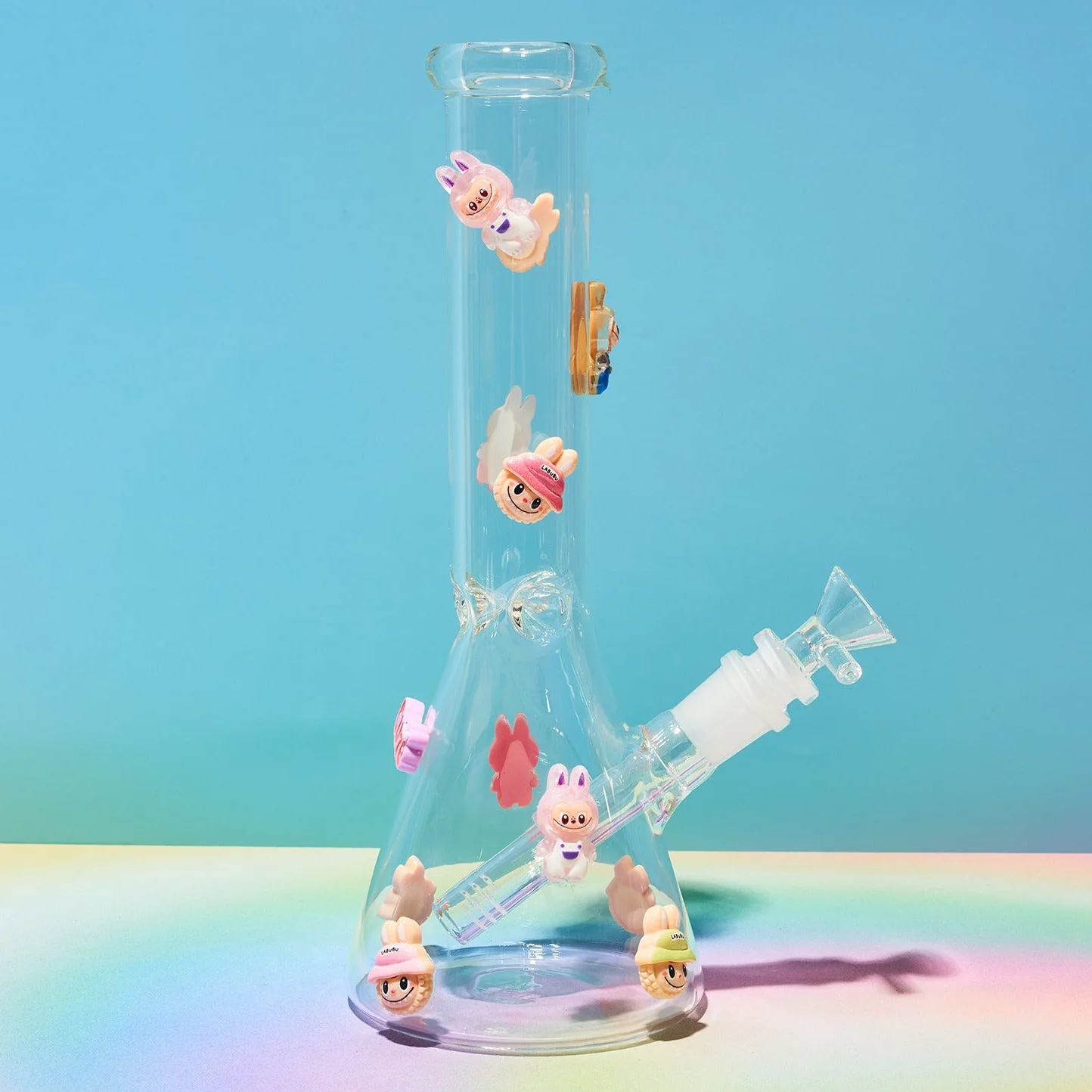 Monsters Labubong Charm Glass Bong