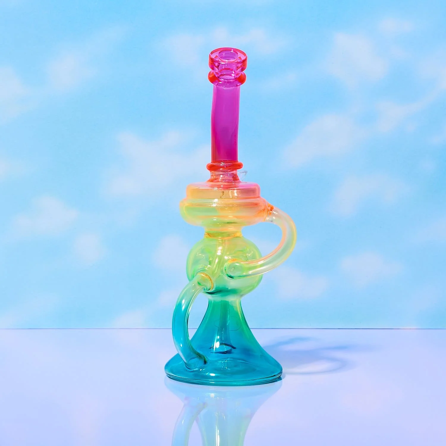 Neon Rainbow Bong Rig - Image 13