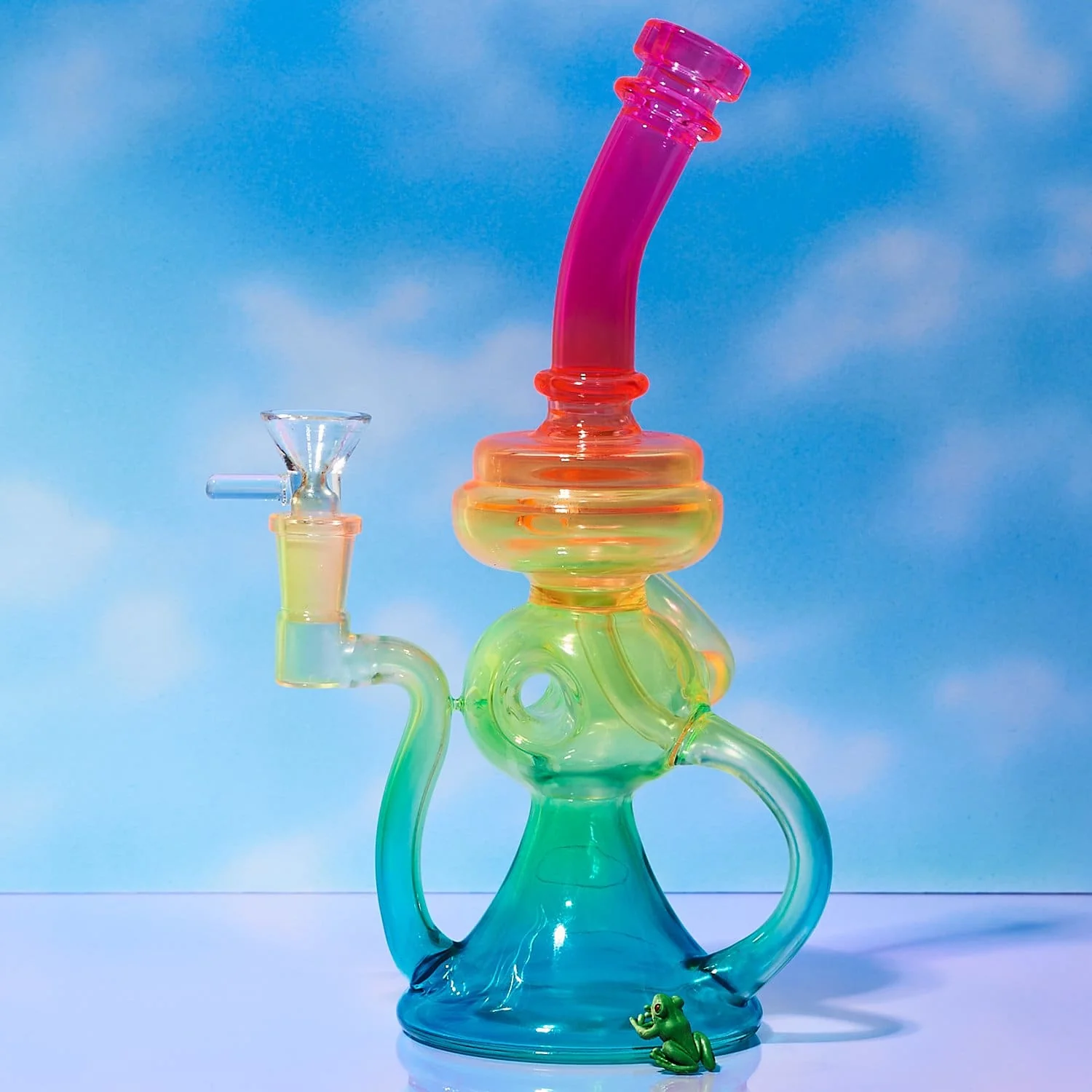 Neon Rainbow Bong Rig - Image 15