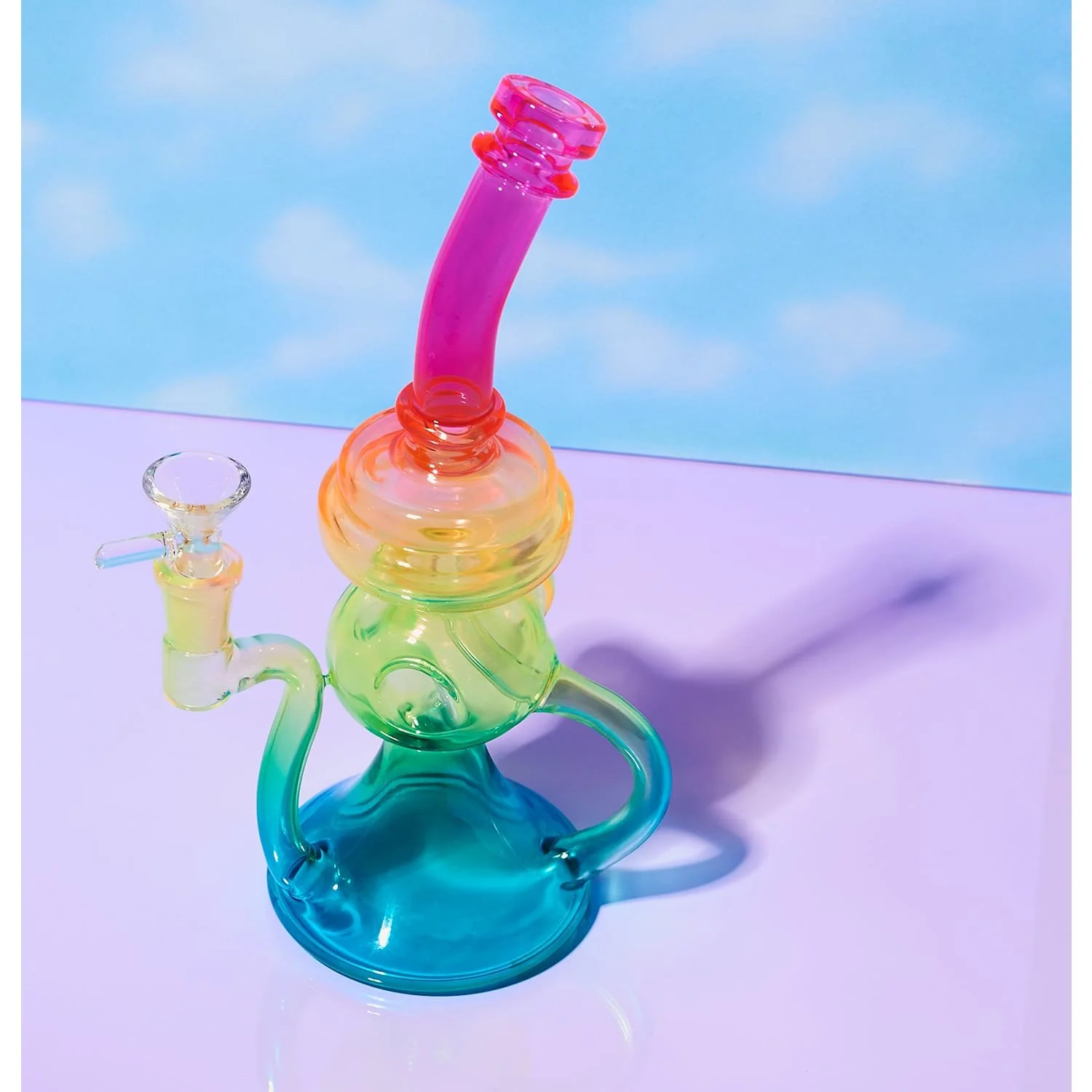 Neon Rainbow Bong Rig - Image 16