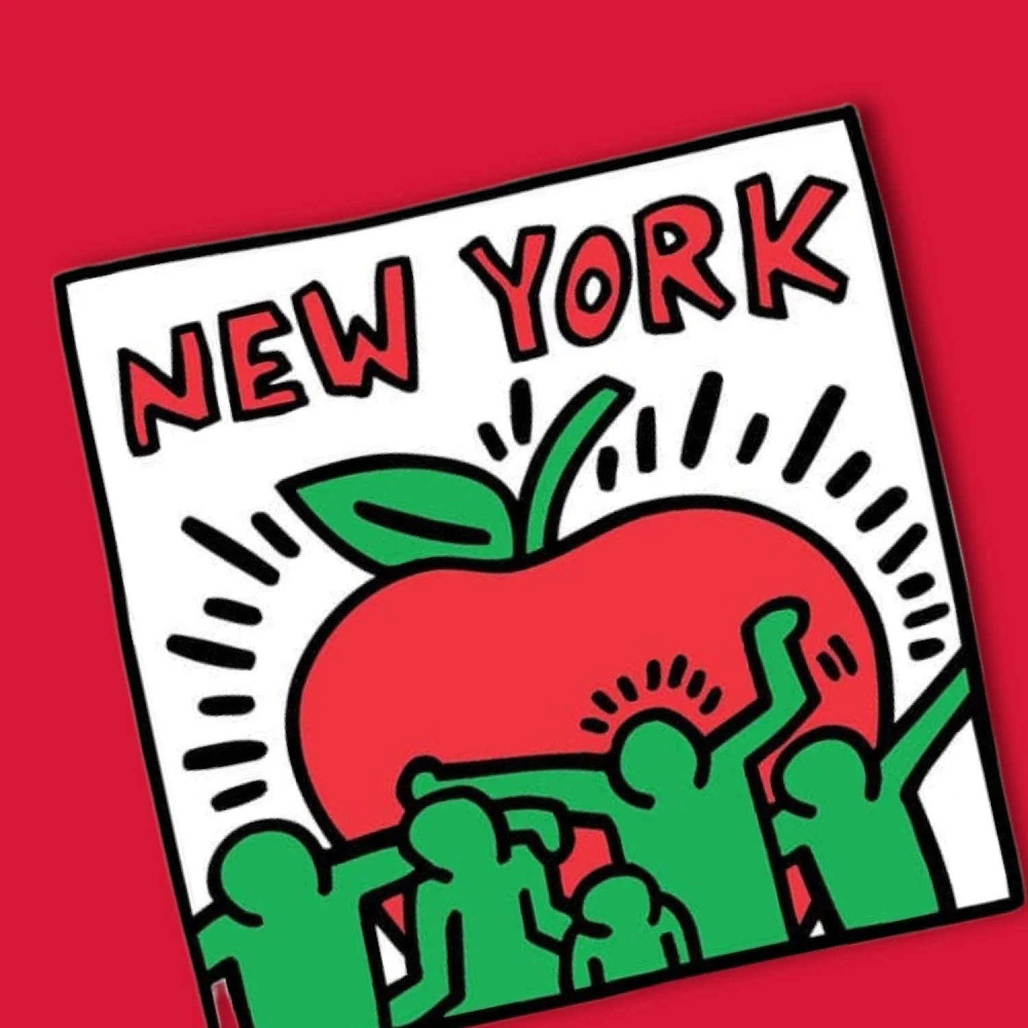 New York by Keith Haring Sticker - Image 2