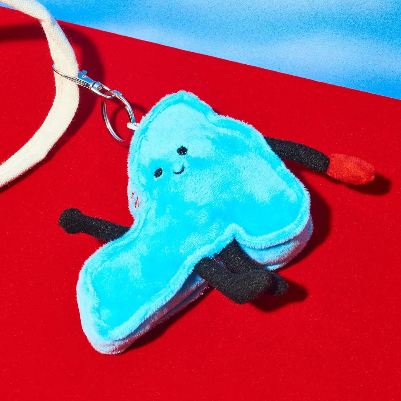New York State Stuffed Bag Charm