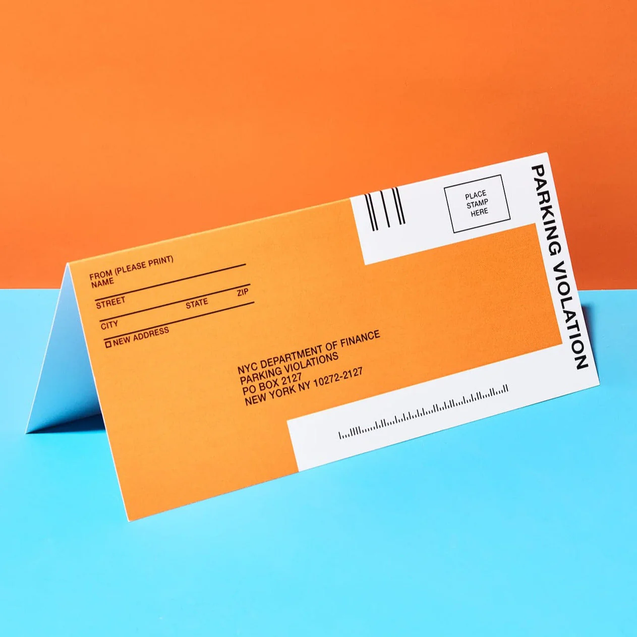 NYC Parking Ticket Greeting Card