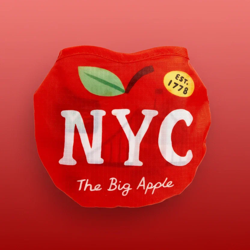 Packable Nylon Tote Big Apple