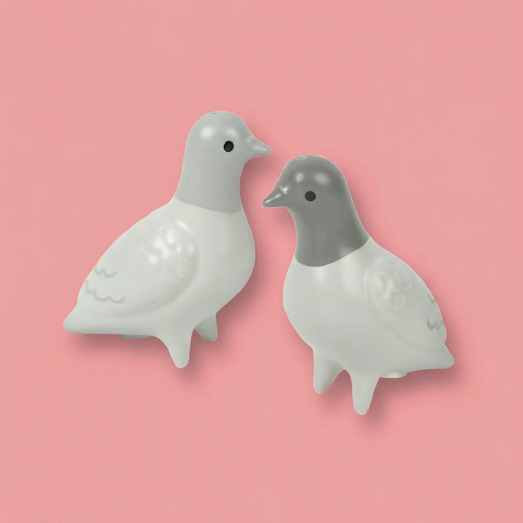 Pigeon Salt and Pepper Shakers