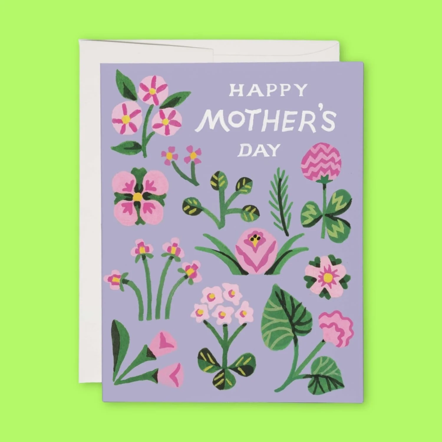Mother's Day Card - Pink Blooms - Image 3