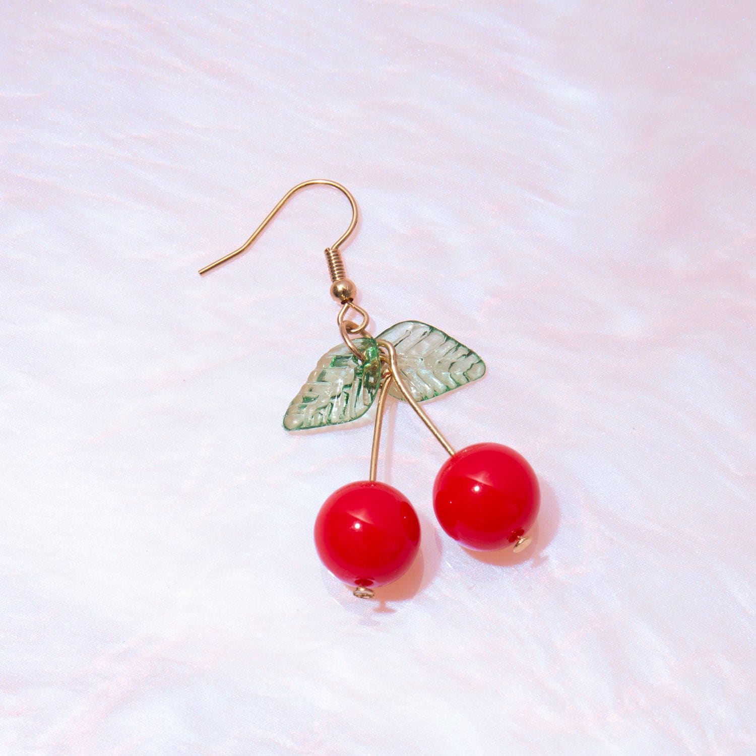 Cherry Fruit Dangle Earrings - Image 6