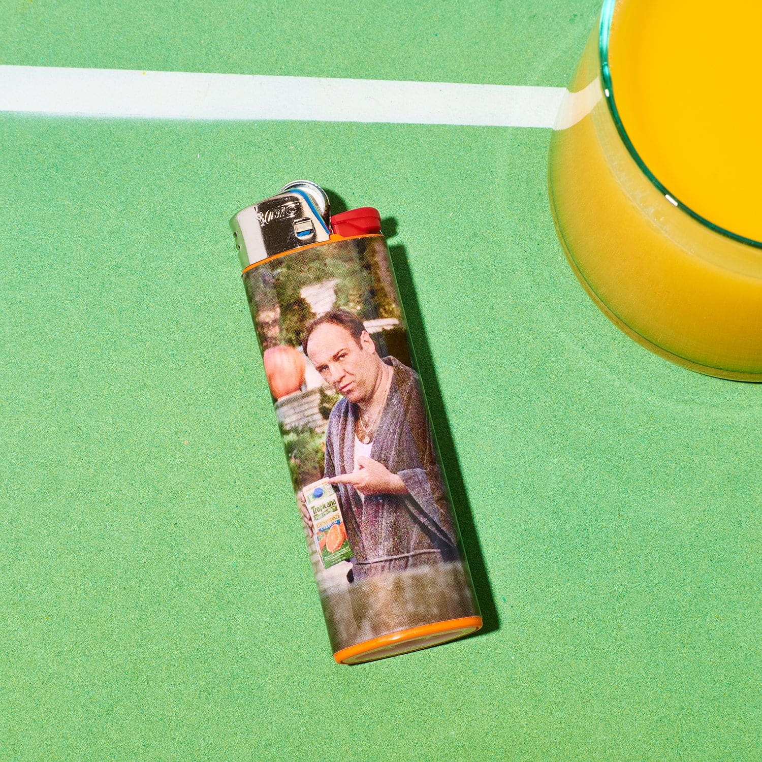 Friends NYC Pop Star Lighter - Tony Orange Juice