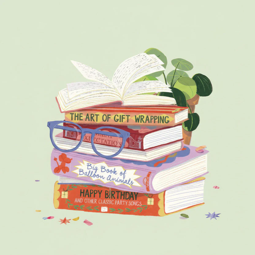 Pop Up Card Mini - Literary Birthday - Image 2