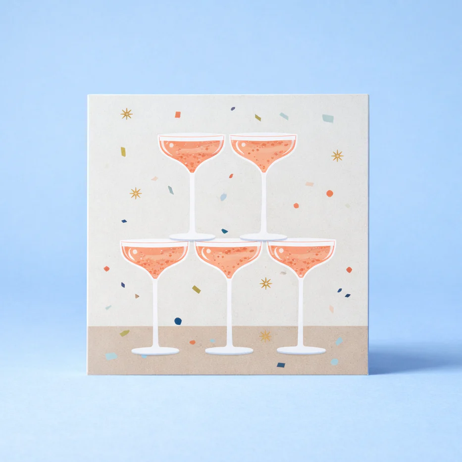 Pop Up Card Mini - Mini Champagne Bottle - Image 2