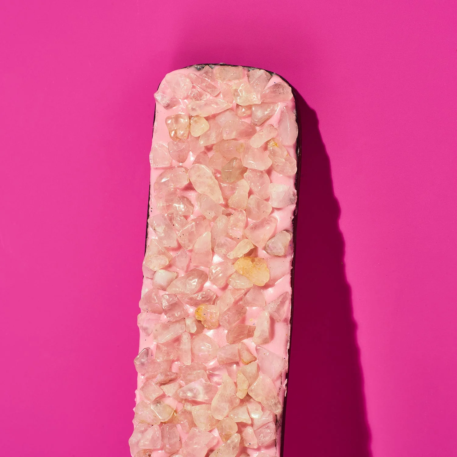 Rose Quartz Crystal Incense Holder