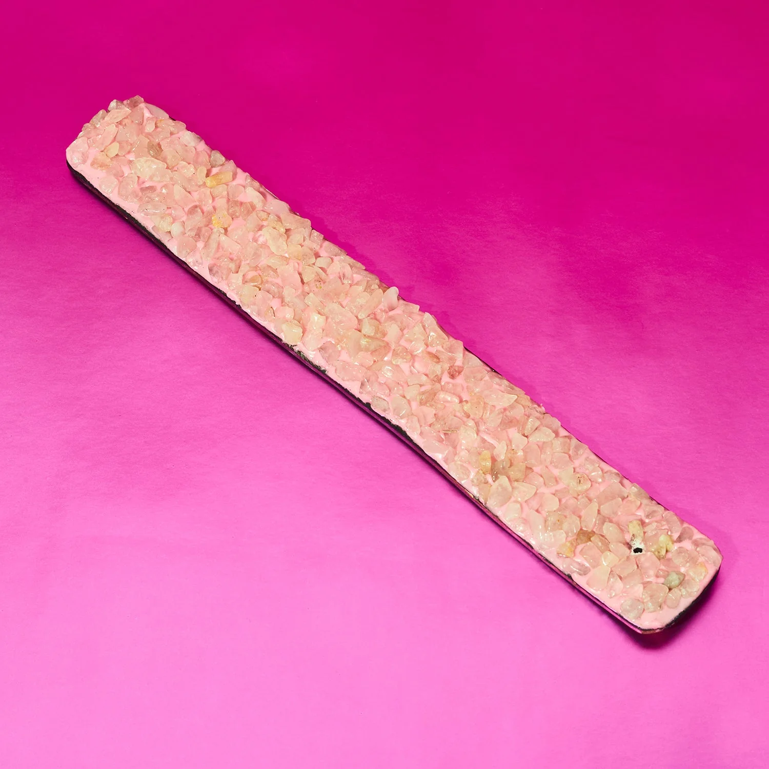 Rose Quartz Crystal Incense Holder - Image 3