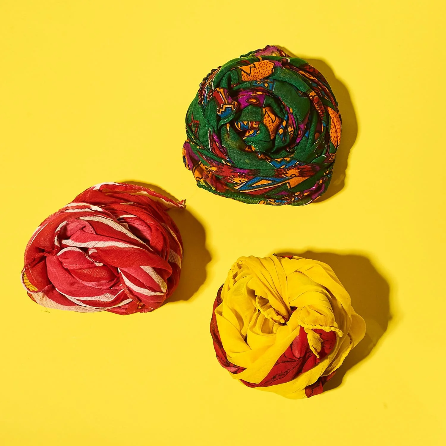 Recycled Sari Fabric Gift Wrap - Assorted - Image 23