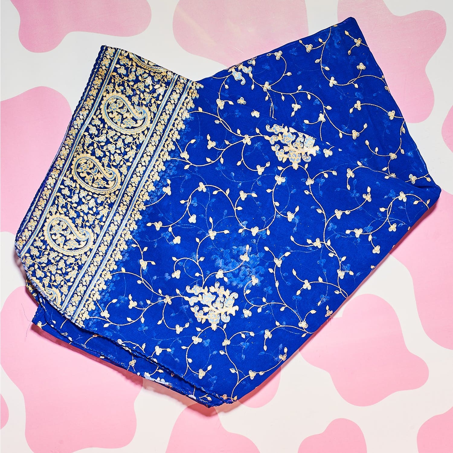 Recycled Sari Fabric Gift Wrap - Assorted - Image 4