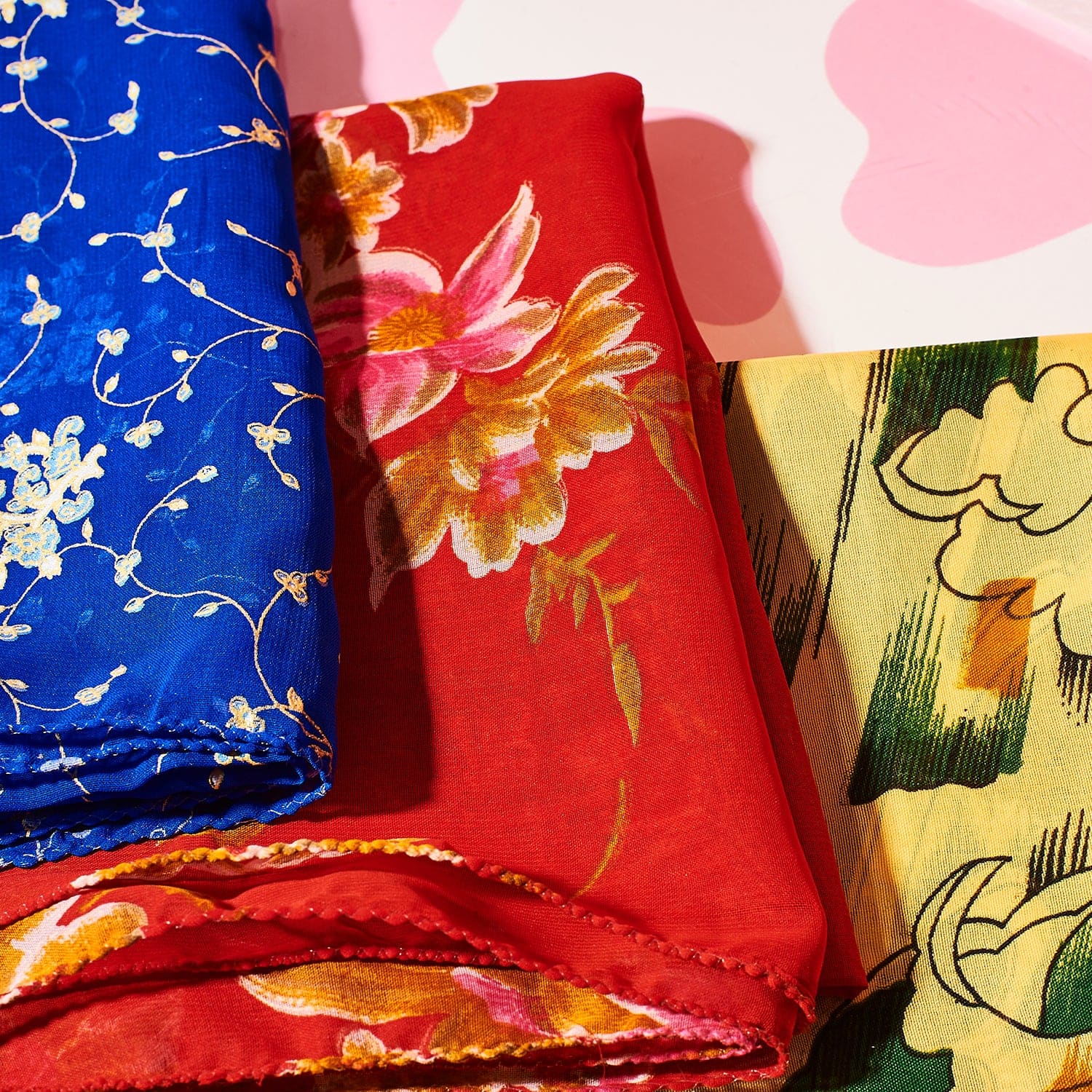 Recycled Sari Fabric Gift Wrap - Assorted - Image 8