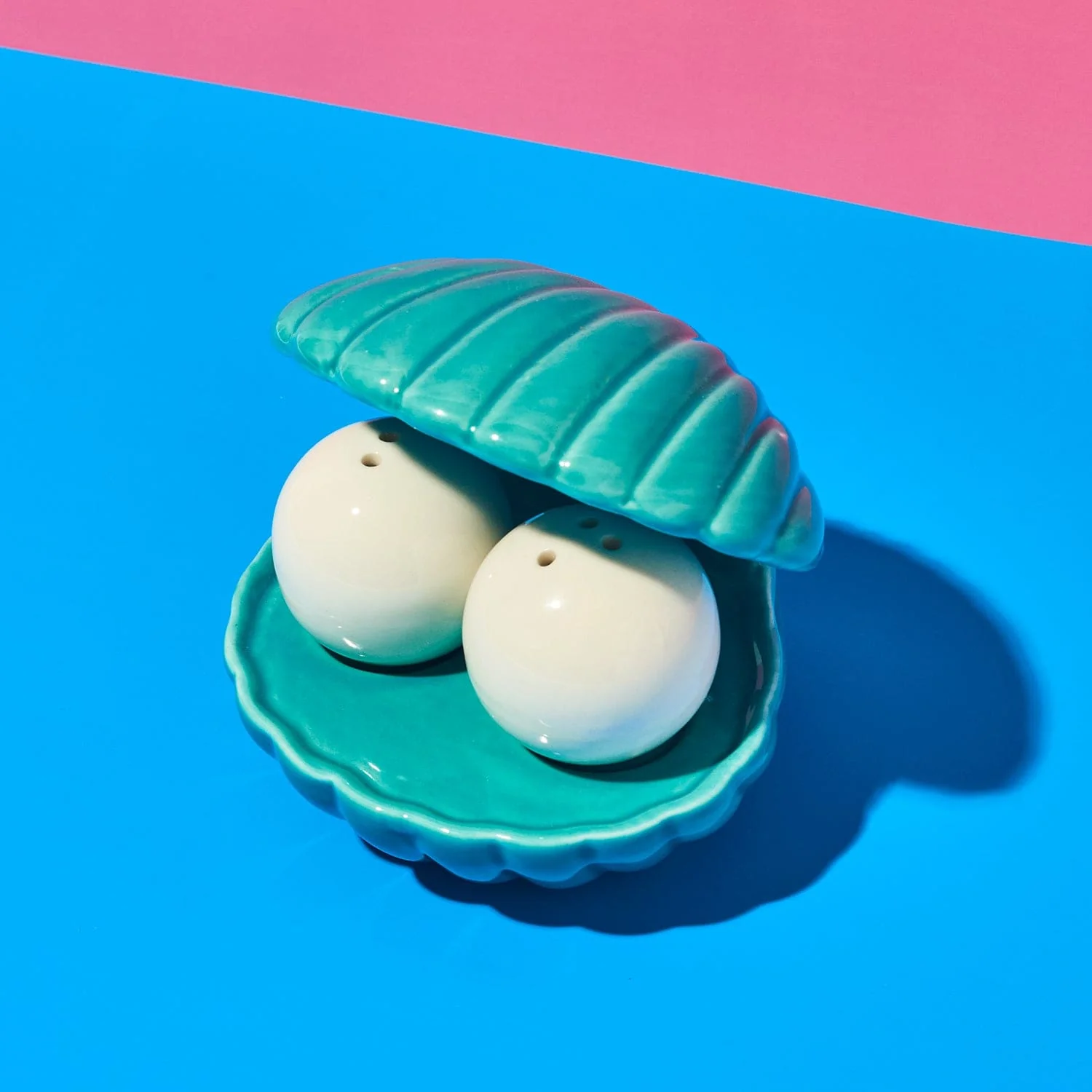 Shell and Pearl Salt & Pepper Shakers