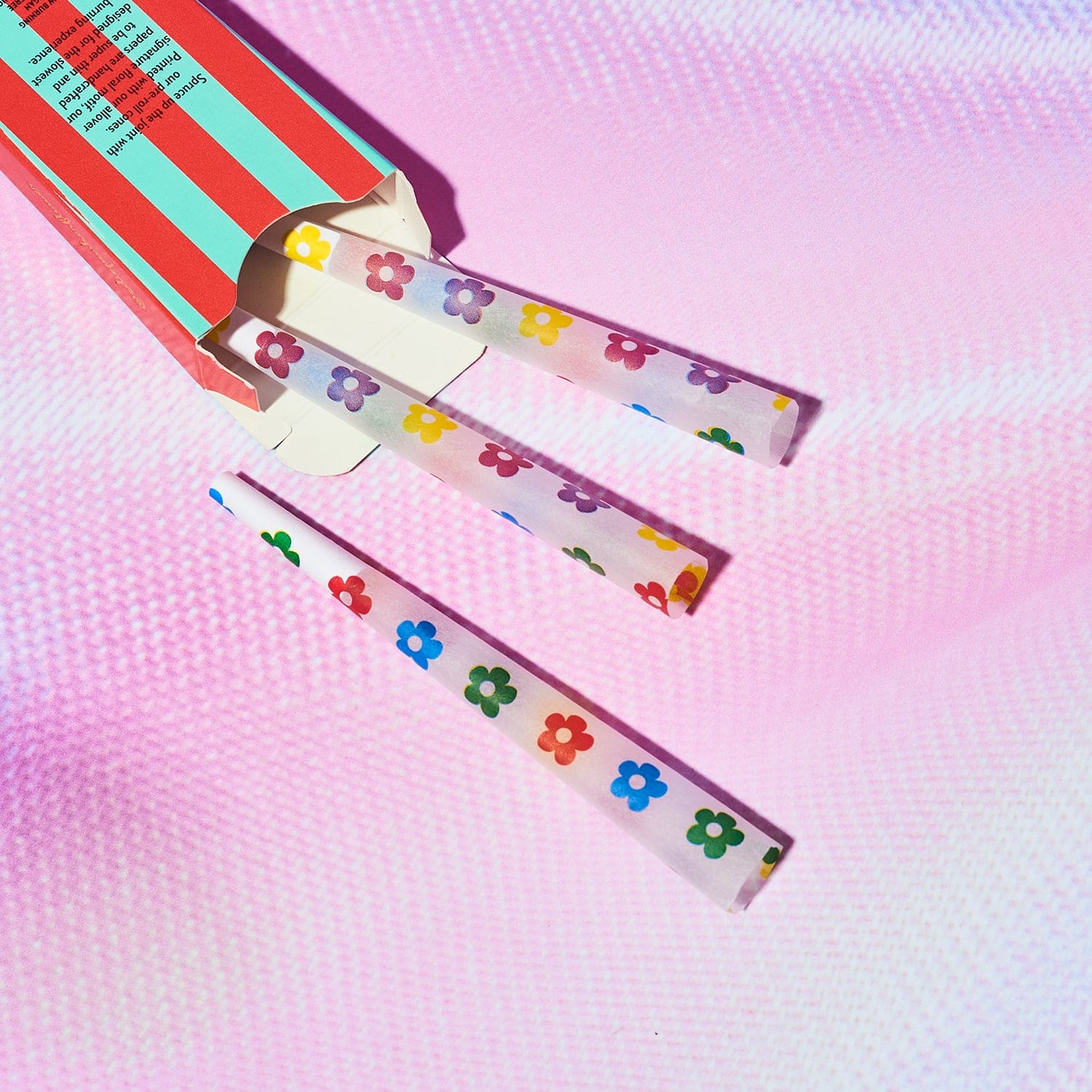 Edie Parker Signature Flower Cones - Rainbow - Image 3