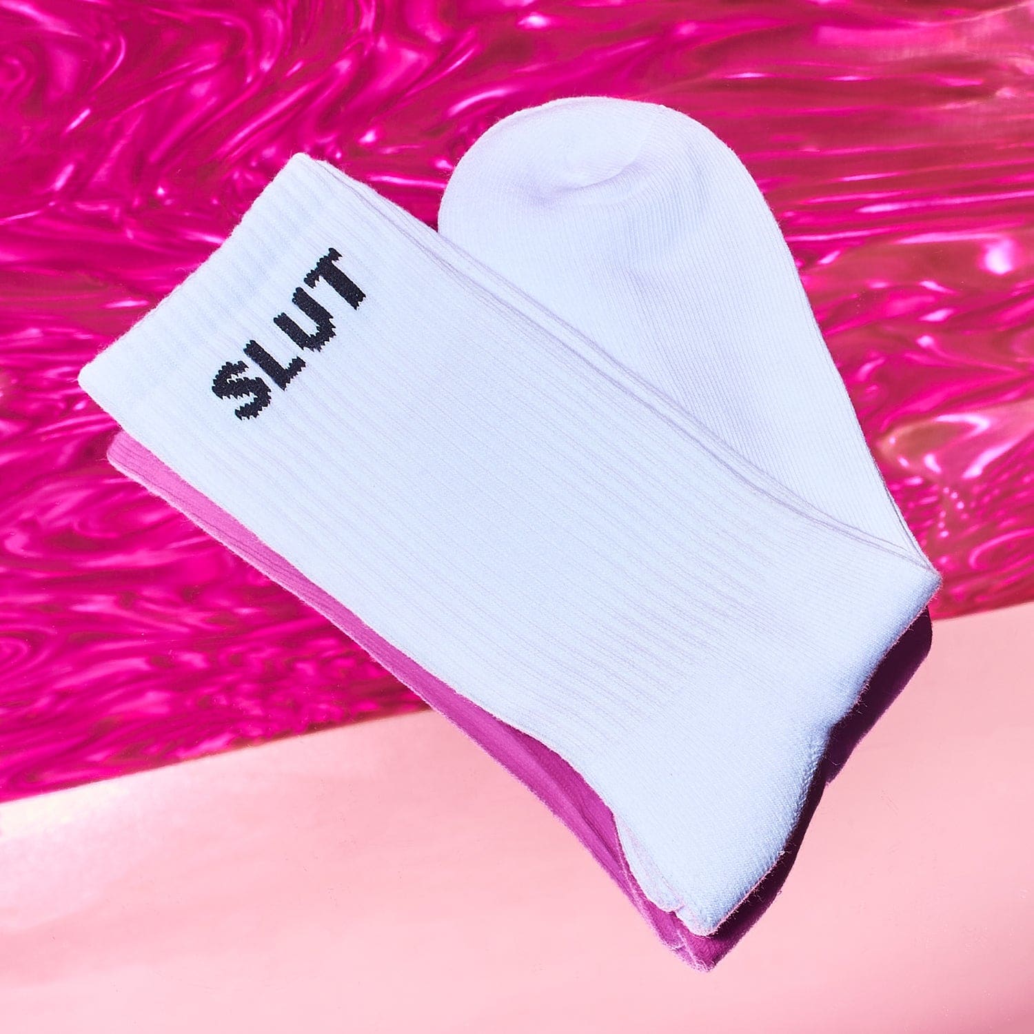 Friends NYC Slut Socks - Unisex - Image 4
