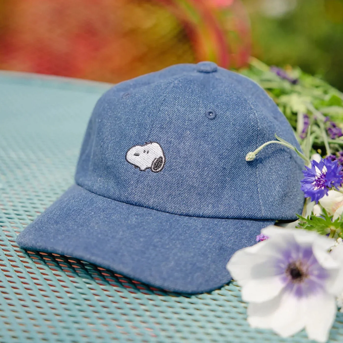 Snoopy Denim Dad Hat