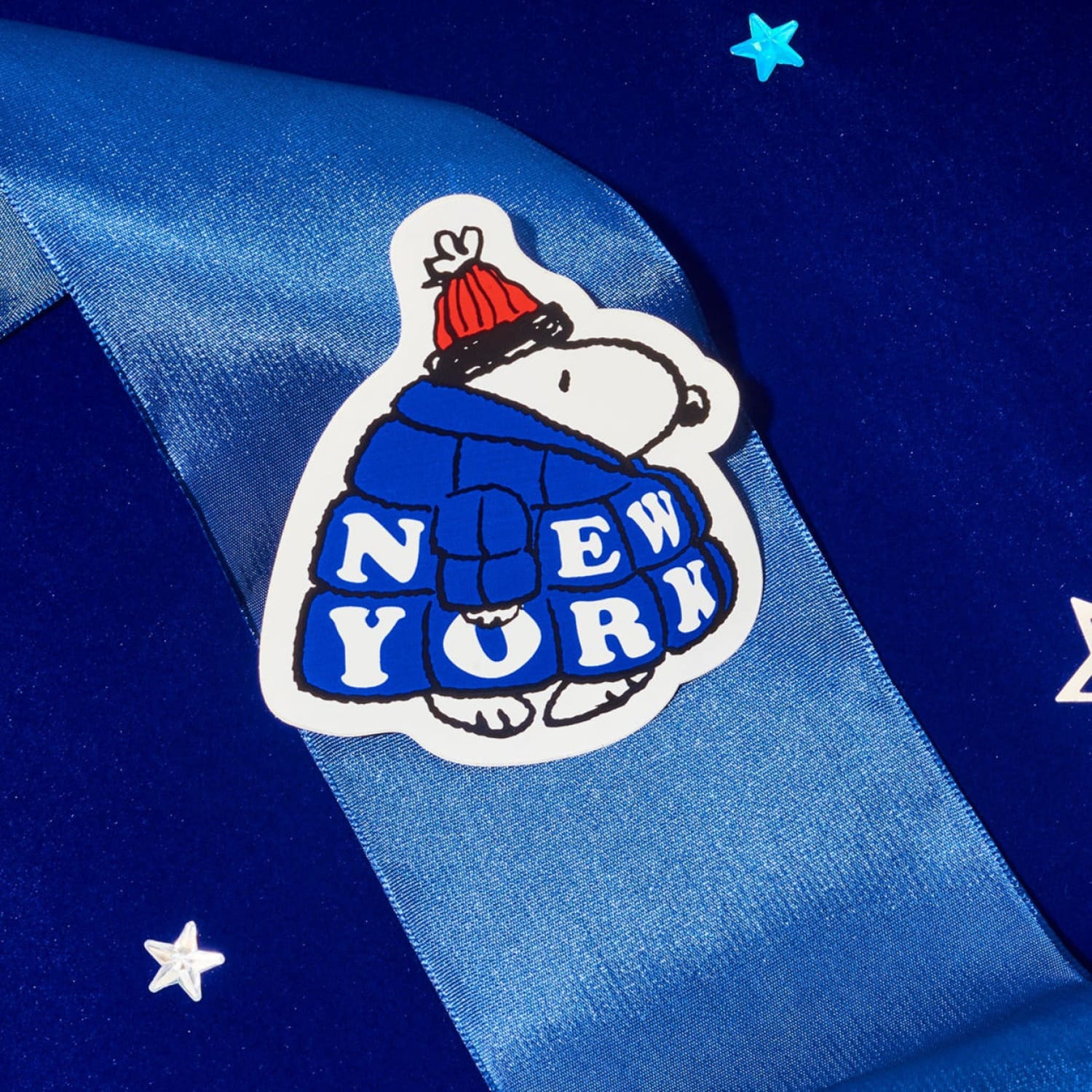 Snoopy NY Puffer Coat Sticker