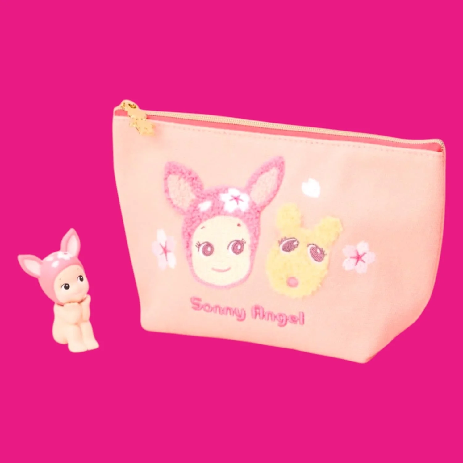Sonny Angel Cherry Blossom Zipper Pouch - Image 2