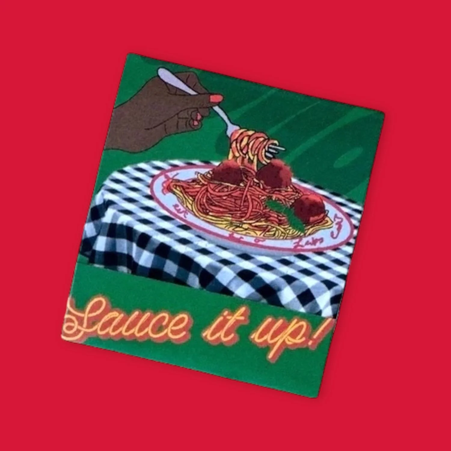 Spaghetti Night Matchbook - Image 2