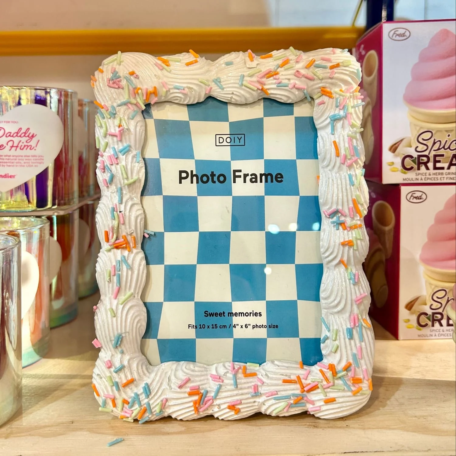 Sweetie Photo Frame - White