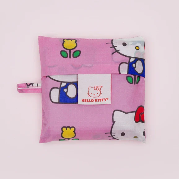 Standard Baggu Reusable Tote - Hello Kitty Pink - Image 3