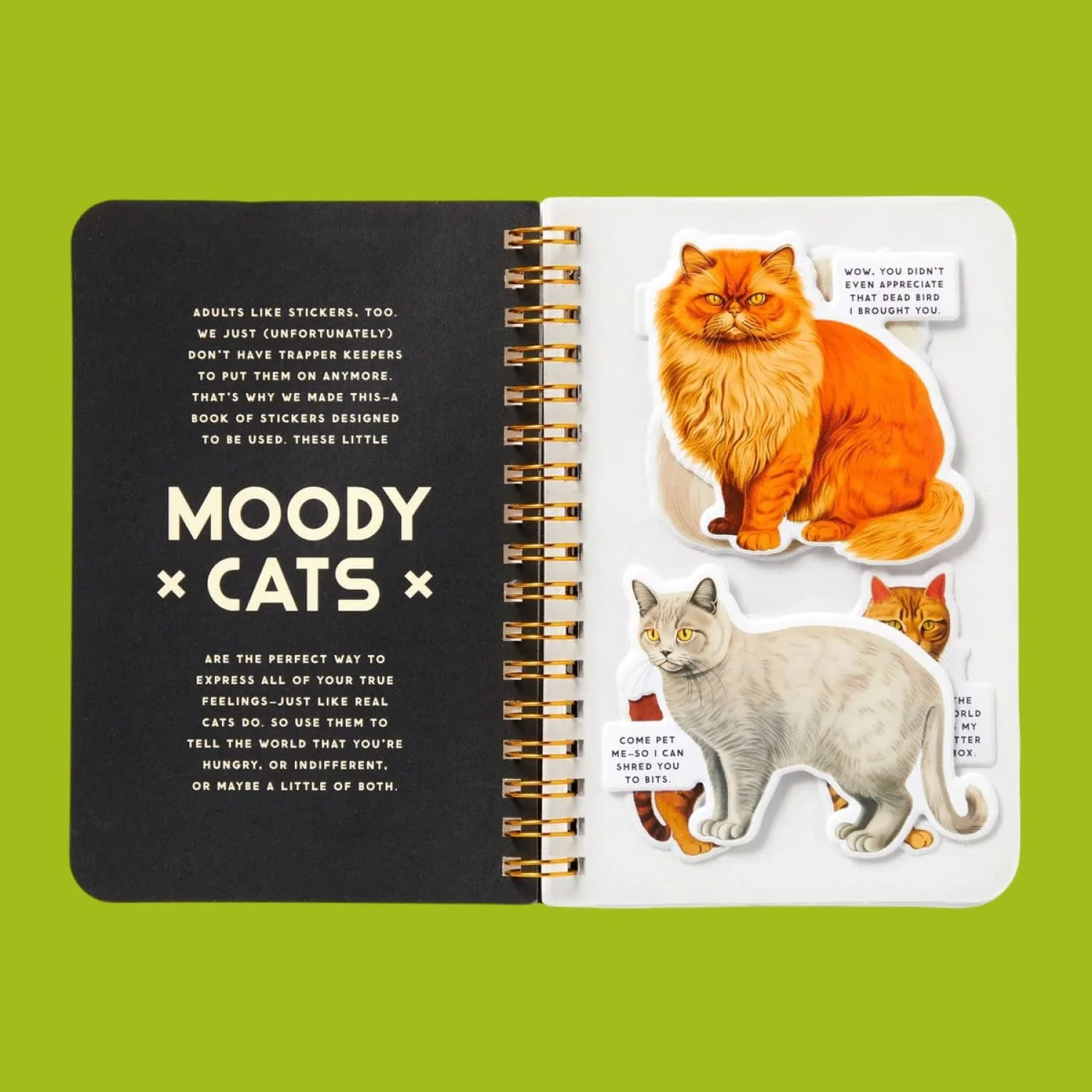Sticker Book Moody Cats - Image 2