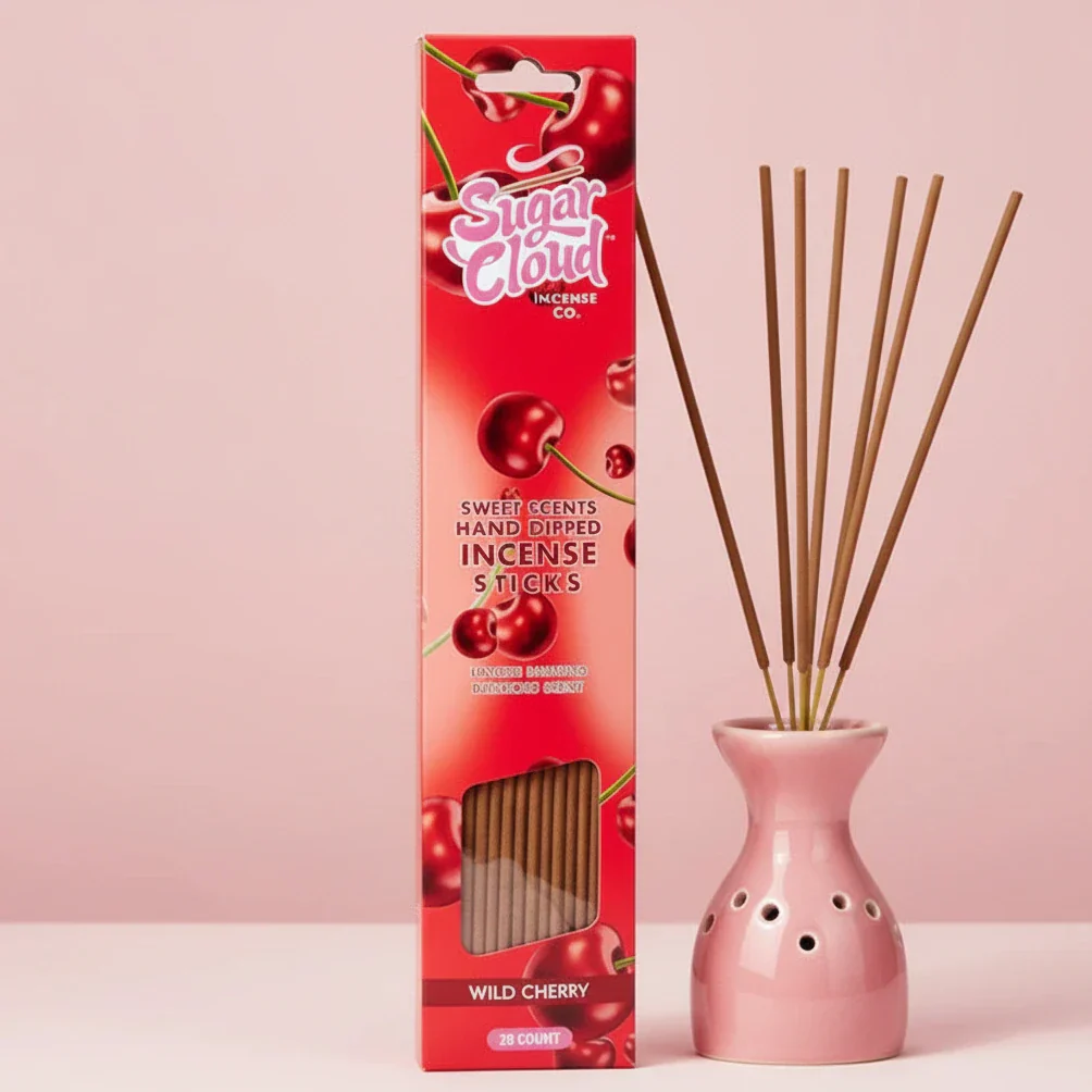 Sugar Cloud Incense Sticks - Wild Cherry